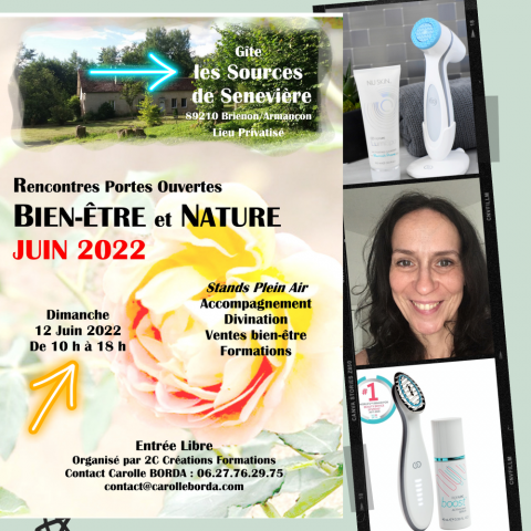 Votre esthéticienne de Sens en ligne avec Nuskin, sur le salon de Brienon/Armançon dans l'Yonne le 12 juin 2022